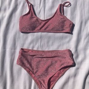 Shein Glitter Bikini Set Size Small